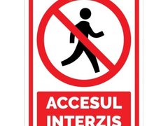 Semn pentru accesul interzis